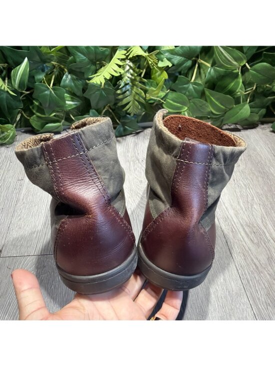 Vtg Polo Ralph Lauren Lorenzo Mid Lace Up Mens Leather Wool Boots Size 6 / W 7.5 main image 6